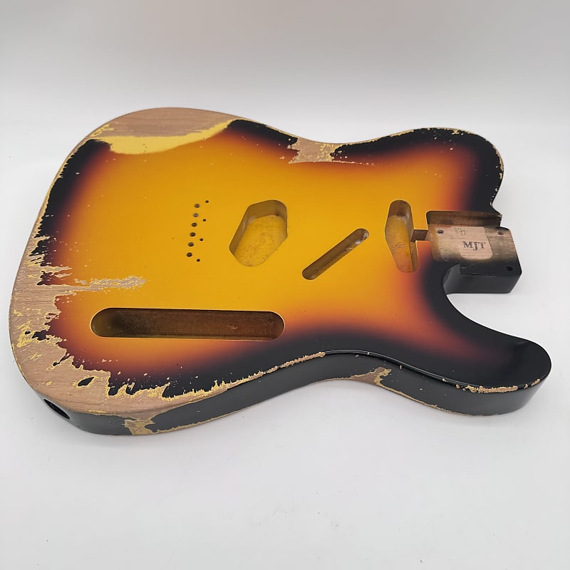 MJT USA Telecaster Heavy Relic Body Nitro Light MJT4298 | Reverb