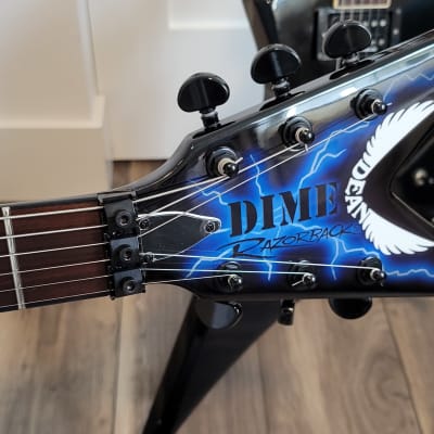 Dean Razorback Blue Lightning | Reverb