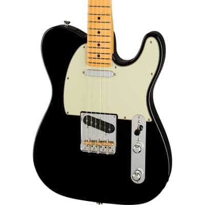 Fender American Professional II Telecaster Electric Guitar in Black image 1