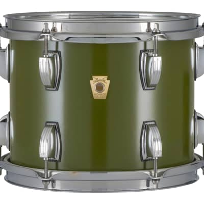 Ludwig *Pre-Order* Classic Maple Heritage Green Fab 14x22_9x13_16x16 Drums Shell Pack | Made in USA | Authorized Dealer image 2