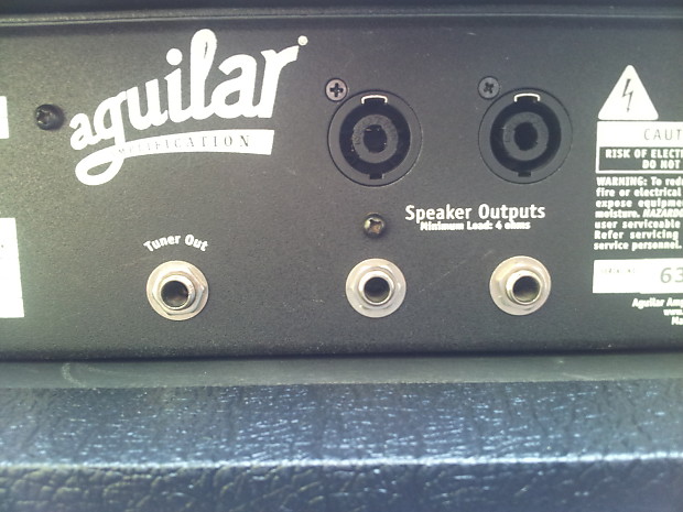 Aguilar AG500 DC w/ Tolex Rack Case and footswitch! | Reverb