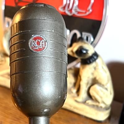Rare 1940's RCA MI-6206 "Aero Pressure" Dynamic Microphone, works strong, NICE! image 1