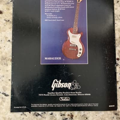 Gibson Solid Body Catalog 1976 L6-S SG Custom Standard Special S-1 Marauder L5-S image 7