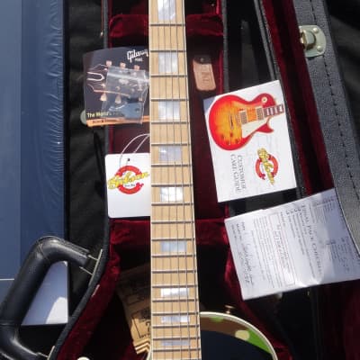 Gibson Zakk Wylde Camo Les Paul Custom 1st Lefty Lefthand Handsigned by Zakk Wylde LH image 7