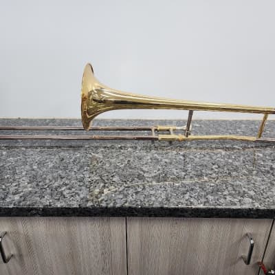 Yamaha YSL-354 Standard Trombone 2010s - Lacquered Brass image 6