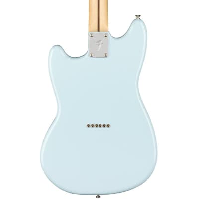 Fender Mustang Electric Guitar (Sonic Blue, Maple Fretboard) image 2