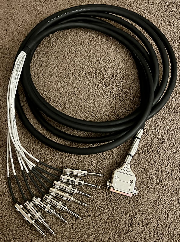 ProCo DA88BQ-3 8-channel DB25 To 1/4-inch TRS Male Audio