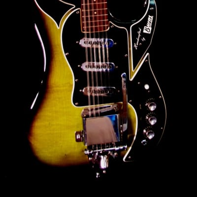 Burns DOUBLE SIX 1964 Green Sunburst. Maybe the RAREST BURNS GUITAR. With Tremolo System. Incredible image 1