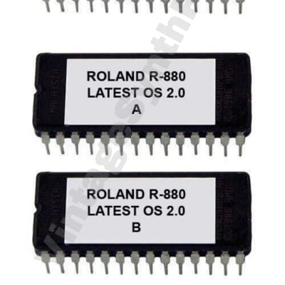Roland R-880 R880 and GC-8 Latest Os Firmware 2.0 Update Upgrade Rom Eproms