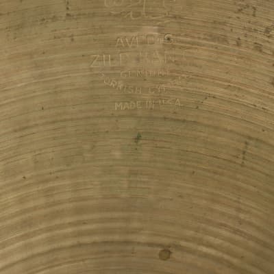 Zildjian 14" New Beat Hi Hat Bottom Cymbal Vintage 1960's 1,128g image 4