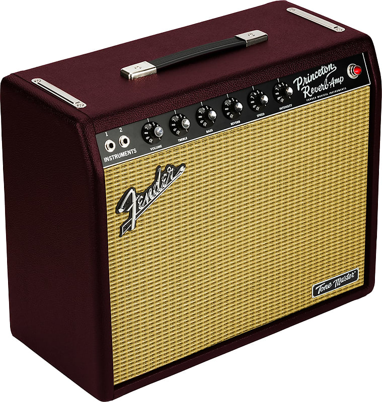 Fender FSR Tone Master Princeton Reverb "WINE" W/ Jenson C10R - Digital Guitar Combo image 1
