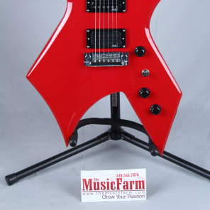 BC Rich NJ Retro Warlock Electric Guitar Ferrari Red