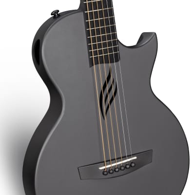 Enya Nova Go Carbon Fiber Acoustic Guitar Black (1/2 Size) image 3