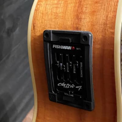 Samick OM-12CE Koa Greg Bennett Orchestra Acoustic Electric Guitar image 7