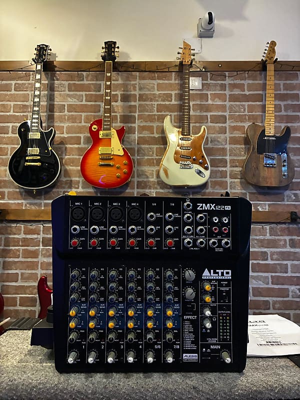 Alto Professional ZMX122FX 8-Channel 2-Bus Compact Mixer w