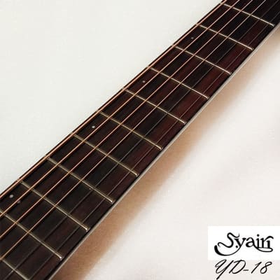 S.Yairi YD-18 All Solid Sitka Spruce & Mahogany acoustic guitar Dreadnaught ( in Vintage gloss) image 10