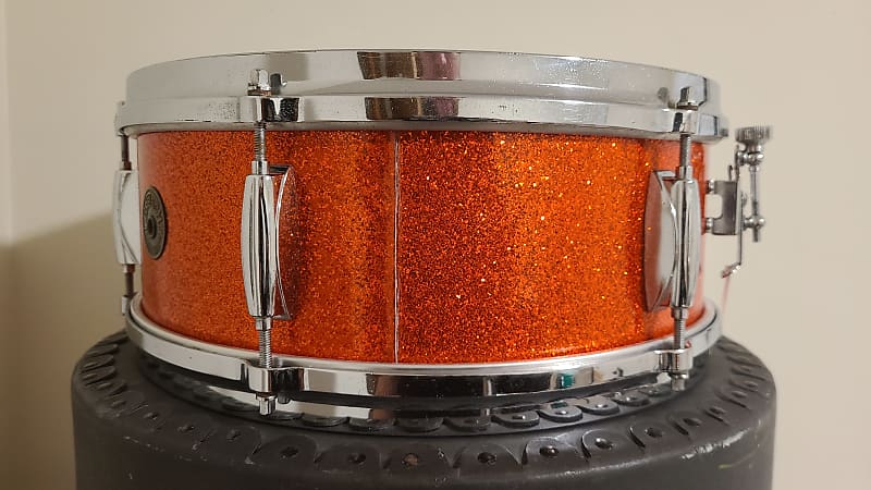 Vintage Groove Percussion Metal Steel Power Snare Drum 6”x14” Rare Acoustic  Drum