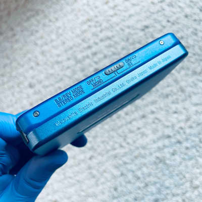 Panasonic SX25V Walkman Cassette Player, Near Mint Rare Blue ! Working ! image 5