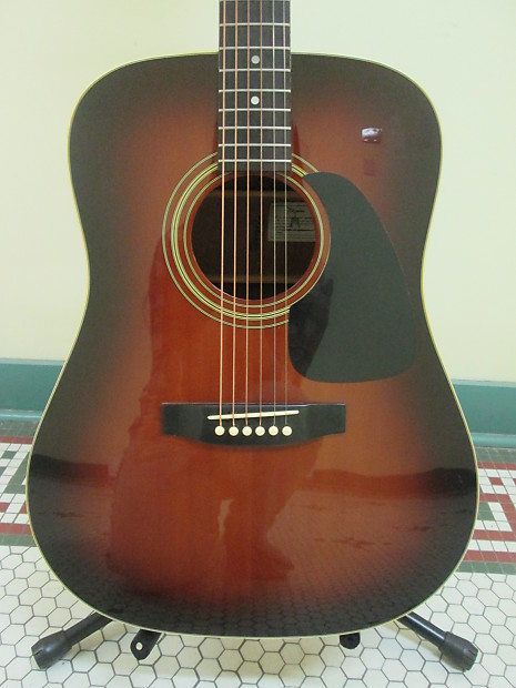 Takamine TD-27 1986 Tobacco Burst (Lawsuit Era - Martin head stock