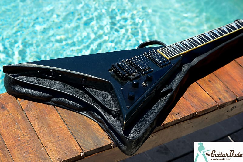 Grover Jackson Randy Rhoads Custom V RRV 1994 Metallic Black | Reverb