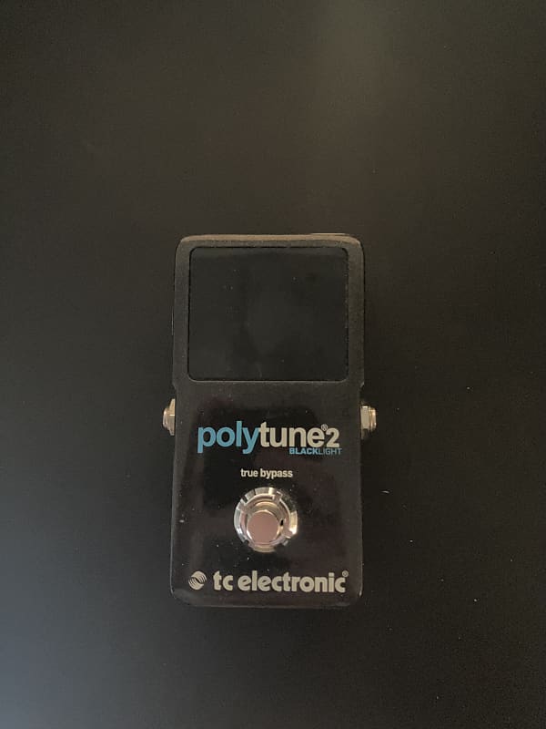 TC Electronic Polytune 2 Blacklight Polyphonic Tuner Pedal
