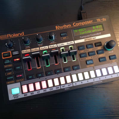 Roland TR-6S 808 or 909 style panel overlay