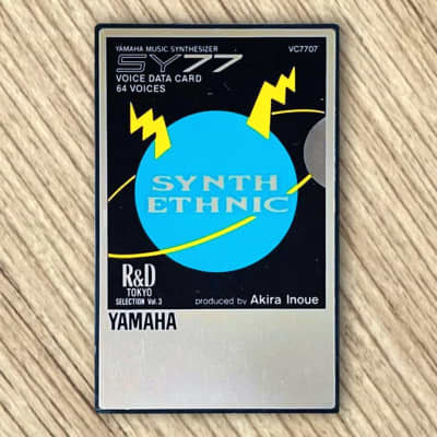 Yamaha SY77 / TG77 Voice ROM Card VC7707 Synth Ethnic // Ultra Rare