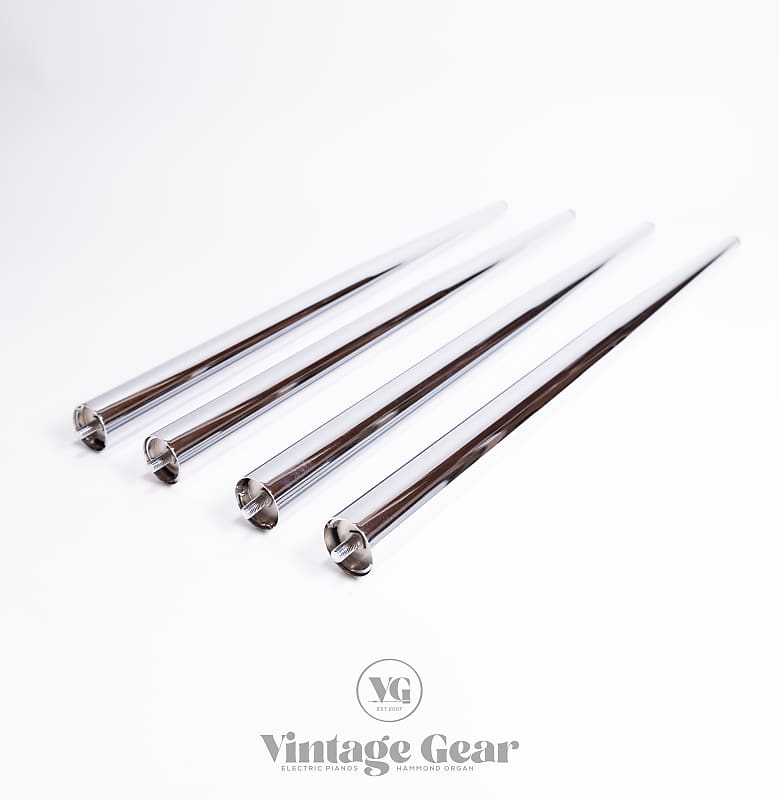 Clavinet D6 or C Legs - set of four Chrome - sit down performance image 1