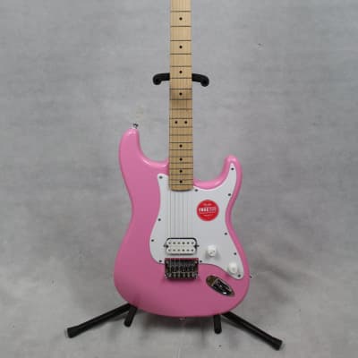 Fender Squier Sonic Stratocaster HT H Flash Pink for sale
