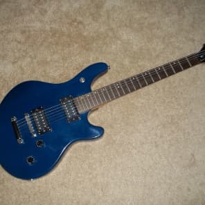 Washburn BT-2 90's Model Blue Guitar Grovers image 1