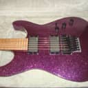 ESP LTD KH-602 Kirk Hammett Signature Model Purple Sparkle with Case Bone Breaker EMG's