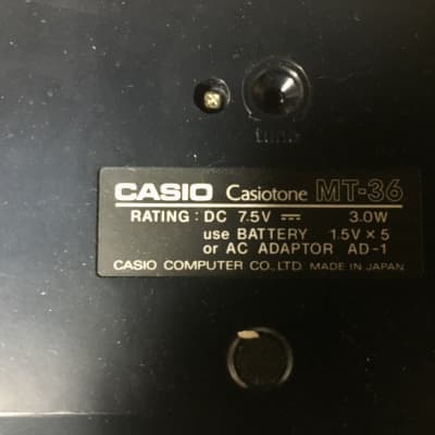NOS Casio MT-36 Keyboard Synthesizer, 1980's, Made In Japan image 4