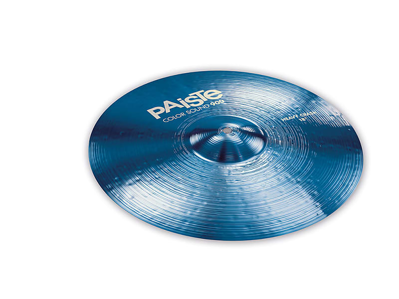 Paiste 900 Series Color Sound Blue 18 Heavy Crash Cymbal image 1