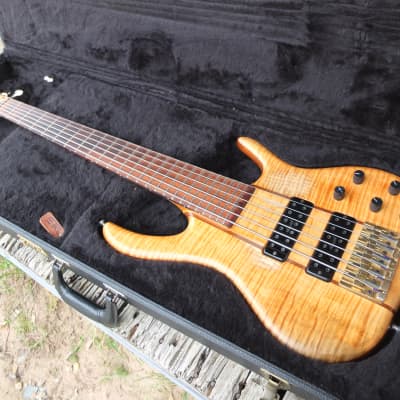 Ken Smith Maple Walnut 6 String Bass 2004 - Natural for sale