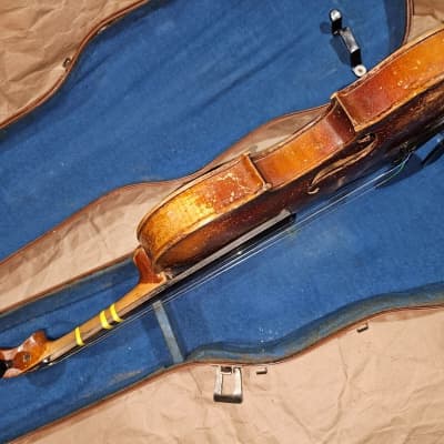 Vintage Stainer  / Konrad sized 3/4 violin, Need Re-Gluing image 8