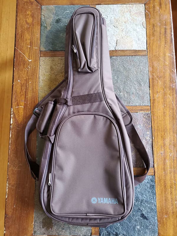 Yamaha parlor/travel guitar gig bag brown Reverb