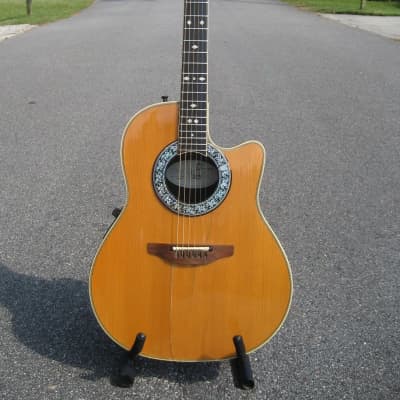 Vintage USA Ovation Matrix 1737 Acoustic/Electric Guitar & | Reverb