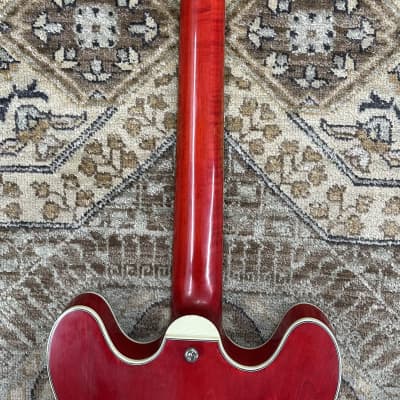 Eastman T64/V-T-RD Thinline Electric Antique Red w/ Trapeze, Case, Setup #2667 image 6