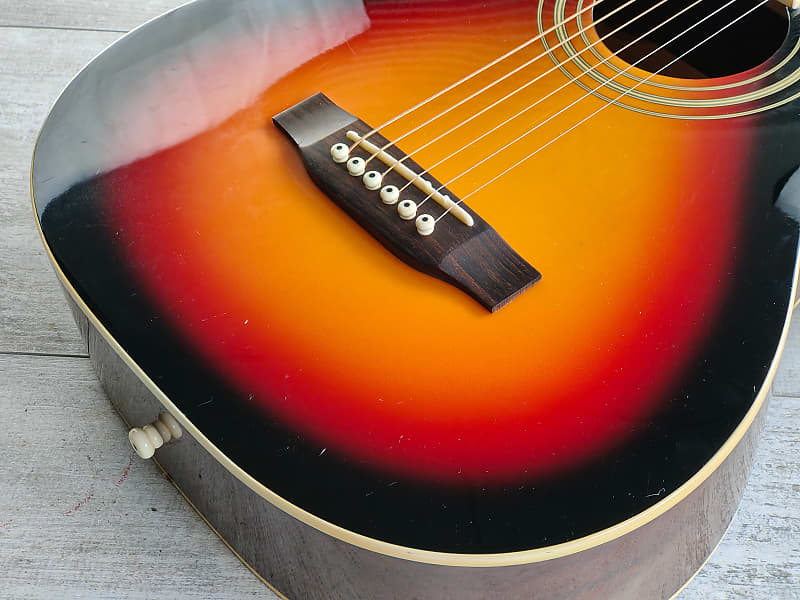 S. Yairi YM-17/VS Parlor Acoustic Guitar (Sunburst) | Reverb