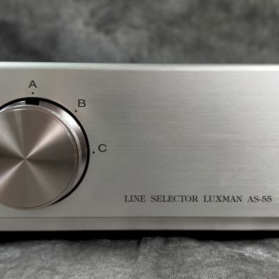 LUXMAN AS-55 Line Selector Speaker Terminals W/ Original Box [Excellent] image 3