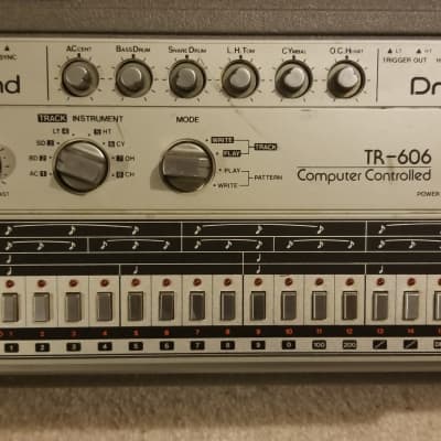 Roland TR-606 Drumatix 1980s - Silver