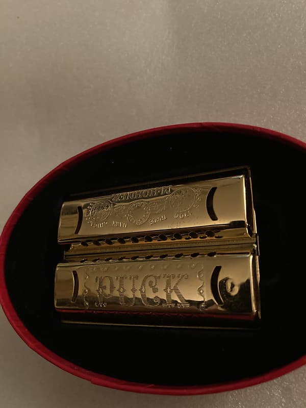 Hohner Double Puck Harmonica, Double-sided G/C, 10-hole | Reverb