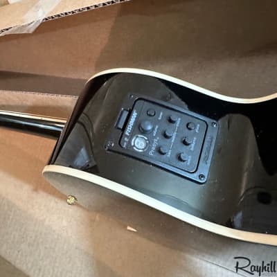 Epiphone EJ-200SCE Jumbo Black Acoustic Electric Guitar image 10