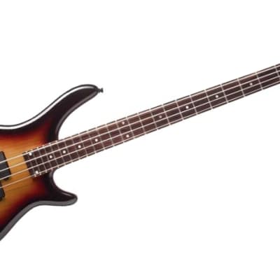 Stagg BC300-SB Fusion Solid Alder Body Hard Maple Neck 4-String Electric Bass Guitar - Sunburst image 4
