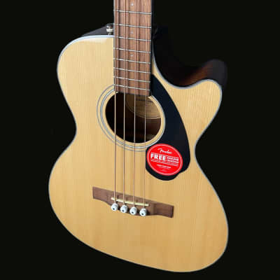 Fender CB-60SCE Classic Design Acoustic Bass in Natural image 3