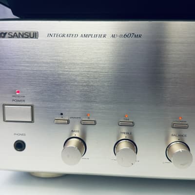 SANSUI インテグレーテッドアンプ AU-607MR シルバー Amazon | SANSUI 山水 サンスイ AU-α607MR インテグレーテッド