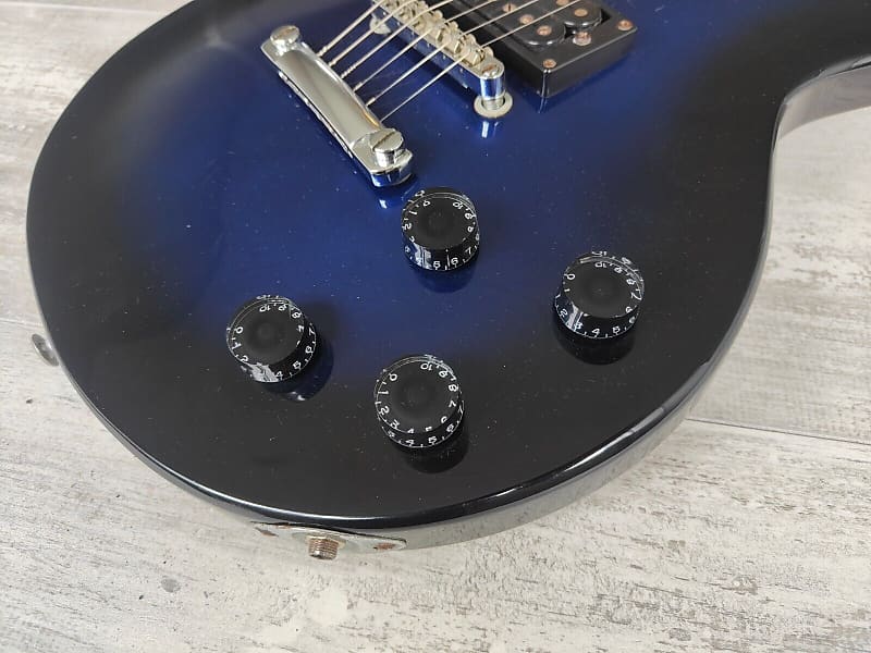 【Aria Pro II】PE-40 See-Through Blue AriaProII PE-700 SBL See-through Blue Electric Guitar w/gig