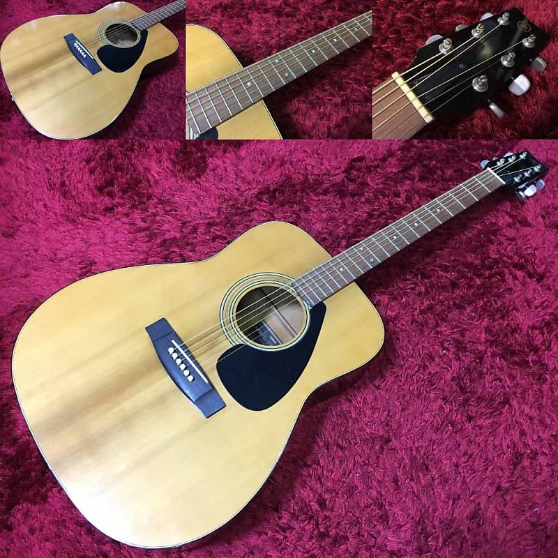 Rare YAMAHA FG-150J acoustic guitar black label 1975 made Japan vintage  natural w/HC Used in Japan | Reverb