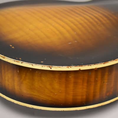 1950s-60s Harmony H1215 Archtop Tenor Guitar Sunburst image 15