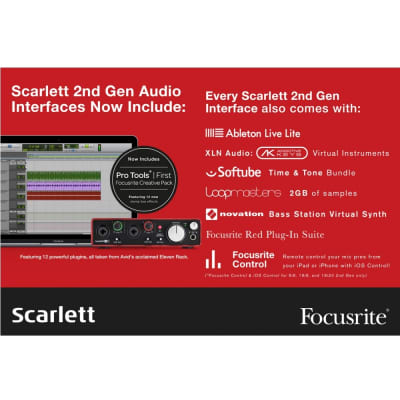 FOCUSRITE SCARLETT 18i20 (3rd Gen) Recording Studio USB Interface image 12